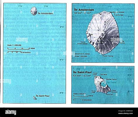 Amsterdam Island Map