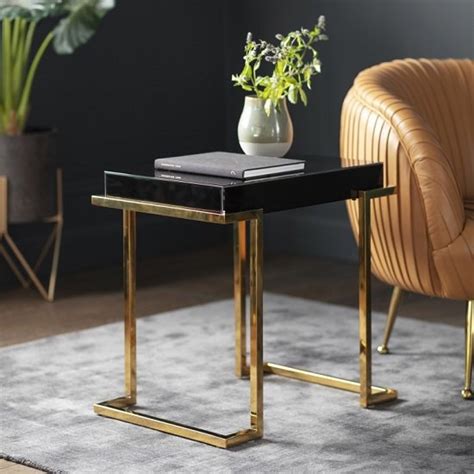 Image result for Mirrored Side Table