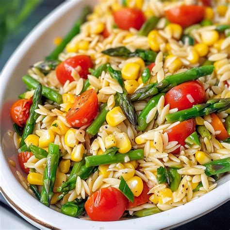Summer Orzo Salad - Recipes By Celeste