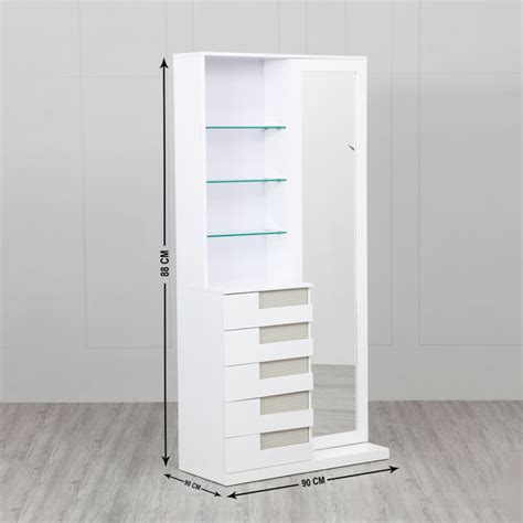 Buy Alps Dresser Mirror - White from Home Centre at just INR 59995.0
