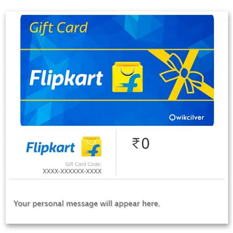 Flipkart E Gift card - Redeemable online : Amazon.in: Office Products