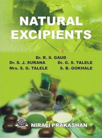 Buy Natural Excipients Book Online at Low Prices in India | Natural ...