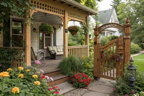 12+ Creative Front Porch Gate Ideas