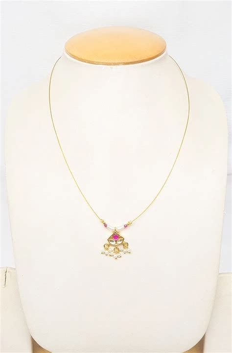 Buy Pink Tomb invisible necklace | Locketto