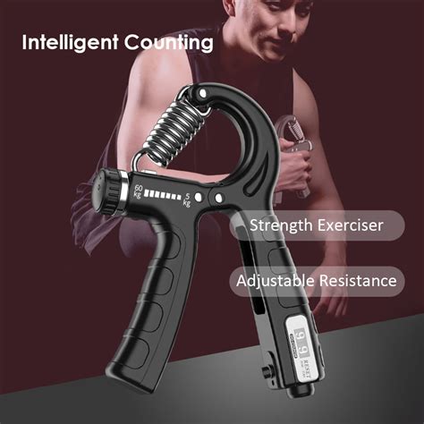 Buy Tomshoo Hand Gripper Adjustable Resistance Hand Grip Strength ...