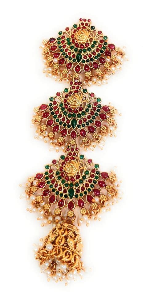 Adyashree Emporium Gold Plated Half Moon Design Bridal Jada Wedding ...