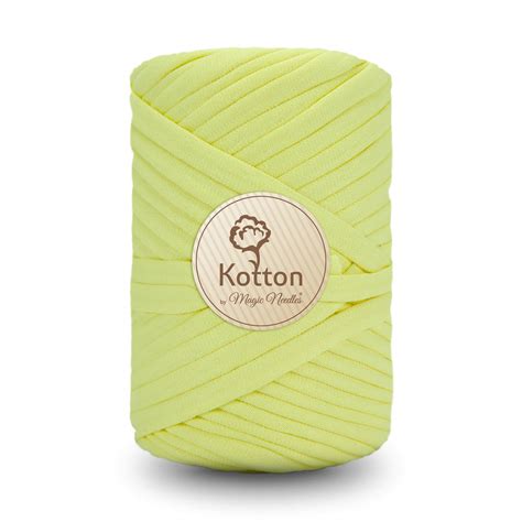T-Shirt Yarn by Kotton 250g - Yellow SPL06 – Magic Needles