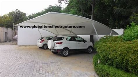 Tensile Car Parking Structure - Tensile Car Parking Umbrella Structure ...