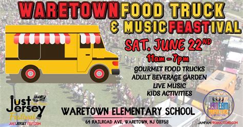 Waretown Food Truck & Music FEASTval, Waretown Elementary Field, 64 ...