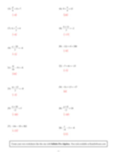 Image result for Solving a Two Step Equation with Integers