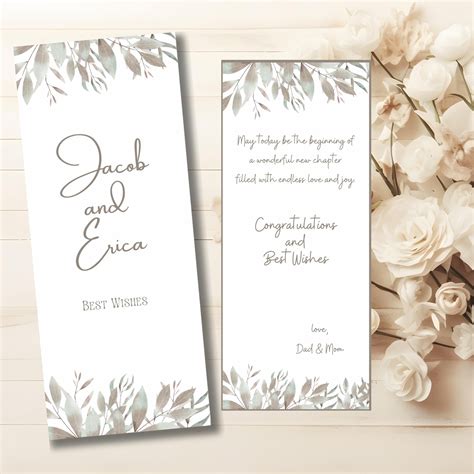 Editable Wedding Card & Money Envelope Template, Customizable Wedding ...