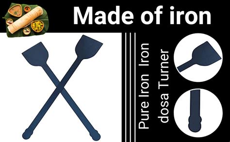 Buy Jayam Traditional Pure Iron dosa Turner / 13 inches/Pack of 2 ...