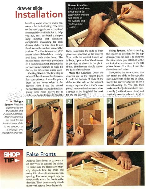 Image result for Drawer Slide Installation