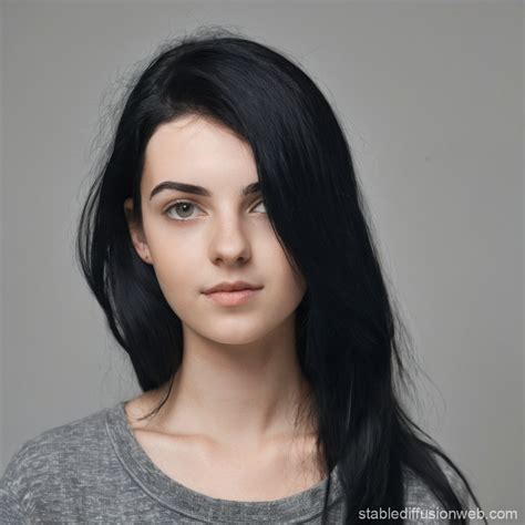 Woman with Black Hair | Stable Diffusion Online