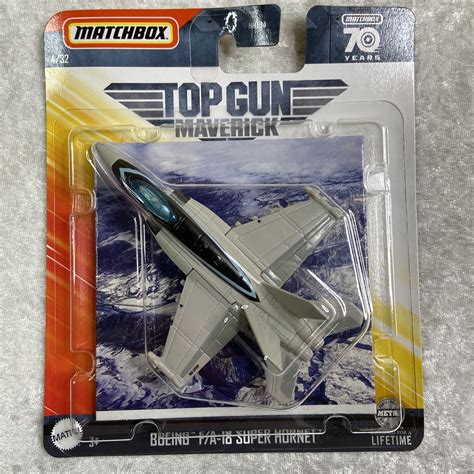 Buy 2023 Matchbox 70 Years Sky Busters Top Gun Maverick Boeing F/A-18 ...