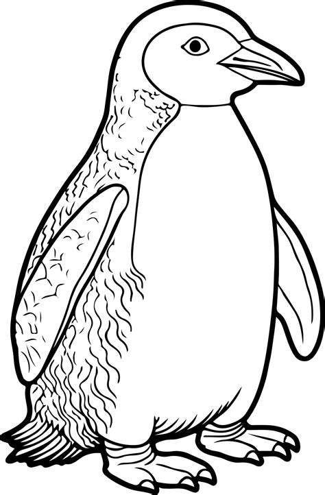 Penguin Coloring Sheet