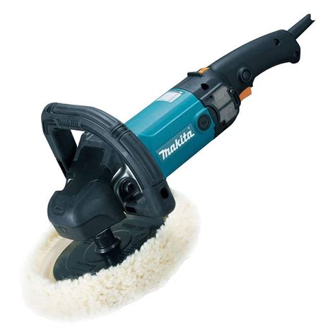 Makita 9237C Car Polisher 7 inch 1200W 3200 RPM (Blue and Black, 1 ...