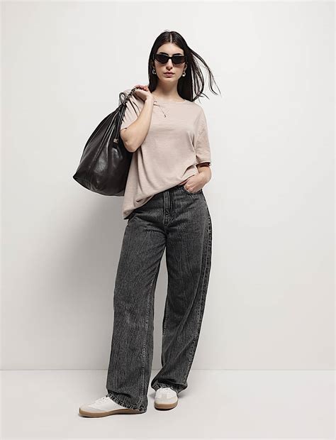 Buy Cotton Modal Relaxed Fit T-Shirt at Marks & Spencer