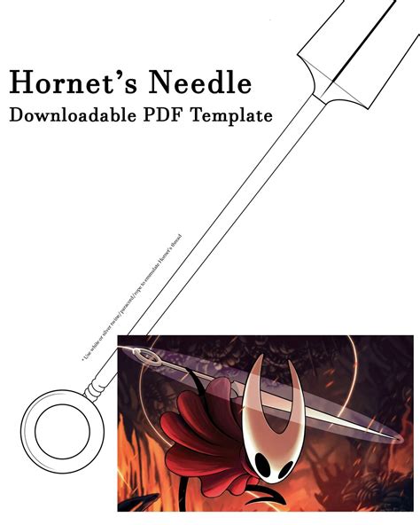 Hornet's Needle Pattern PDF Teamcherry's Hollow Knight And/or Silksong ...