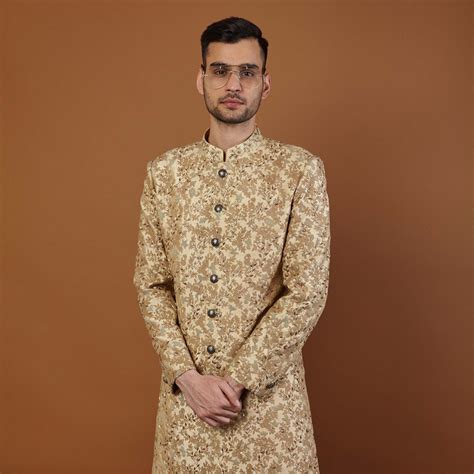 Micro-Dori Sherwani – Buy Bandhgala Suit India at SEVEN DC