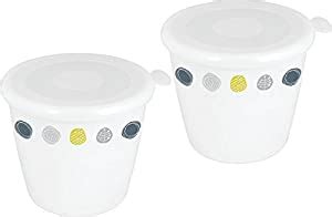 Buy Servewell Dot Art Round Storage Jar Set, 700ml, Set of 2 Online at ...