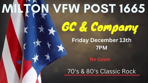 GC & Company Rockin Milton VFW Pre Christmas!, Milton VFW Post 1665, 13 ...