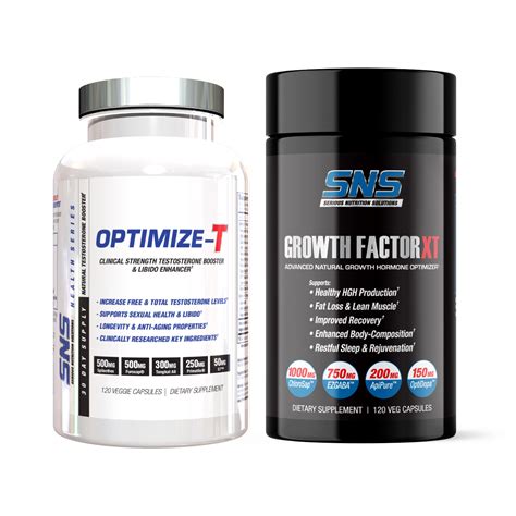 Optimize-T & Growth Factor XT | Serious Nutrition Solutions