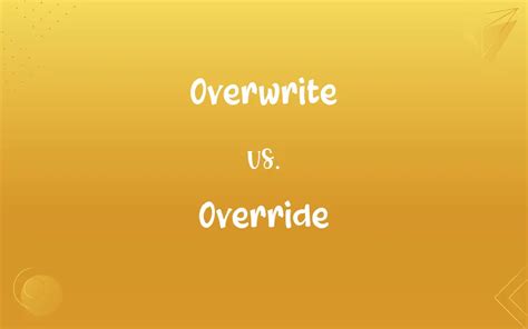 Image result for How to Remove Overwrite