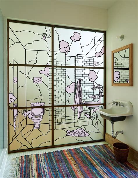 Stained glass in room - 76 photo