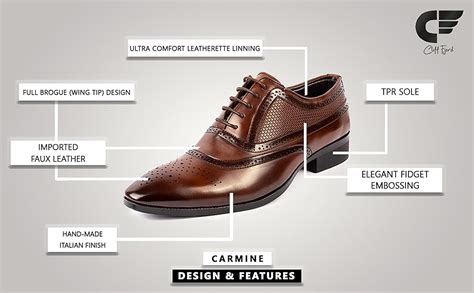 Buy CLIFF FJORD Men's Black Formal Synthetic Leather Shoes – Classic ...