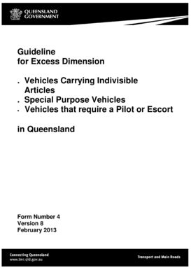 Guideline For Excess Dimension In Queensland Form 4 - Fill Online ...