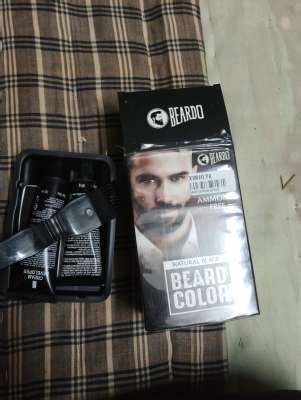 BEARDO Beard Color For Men - Natural Black | Long Lasting | No Ammonia ...