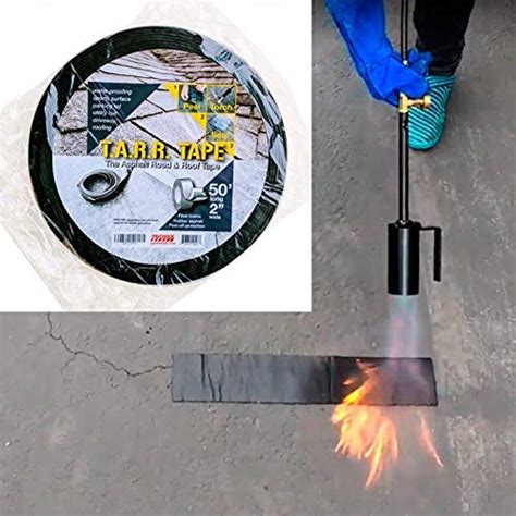 Asphalt Concrete Crack & Joint Filler 50' x 2" TARR Tape : Amazon.in ...