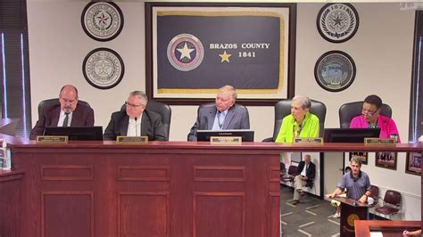 Brazos County Commissioners Court 06-27-2023 - YouTube