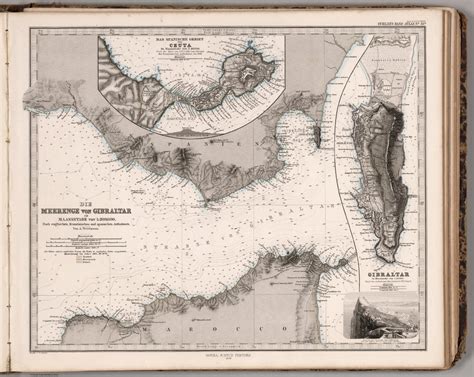Die Meerenge von Gibraltar. (Strait of Gibraltar). - David Rumsey ...