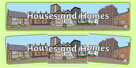 Houses and Homes Display Banner