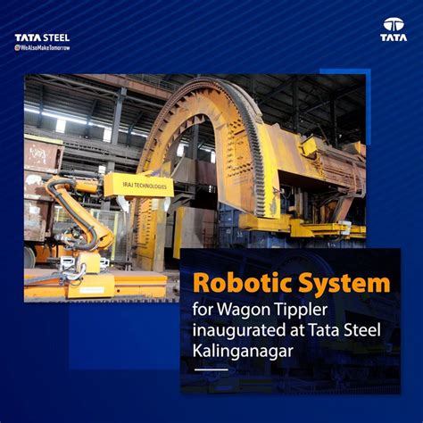 Tata Steel Kalinganagar launches robotic system for Wagon Tippler