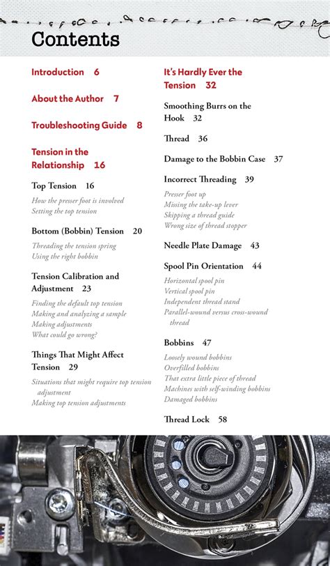 Image result for Sewing Machine Reference Guide