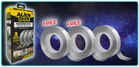 Alien Tape - Instantly Locks Anything Into Place Without Screws ...