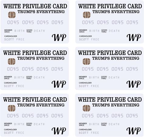Amazon.com : Oubit 6pcs White Privilege Card Portable Business Gift ...