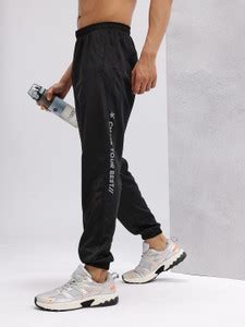 HRX by Hrithik Roshan Washed Men Black Track Pants - Buy HRX by Hrithik ...