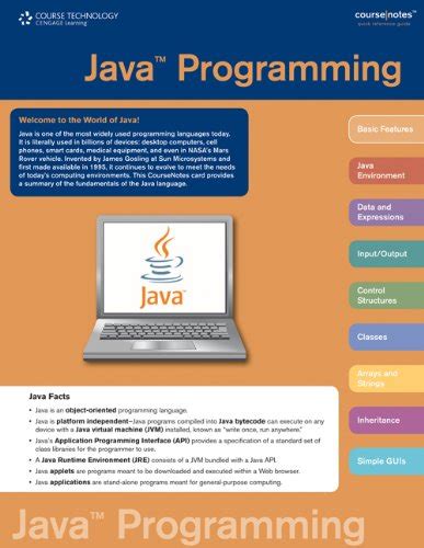 Buy JAVA COURSENOTES (COURSE NOTES QUICK REFERENCE GUIDES) Book Online ...