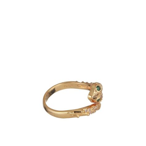 Buy Priyaasi Gold Plated Snake Green Emarald Bracelet Online
