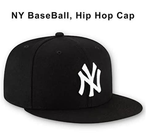fcity.in - Ny Premium Cotton Unisex Snapback Base Ball Cap Black Cap Pack