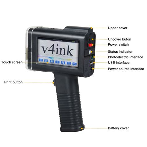 v4ink BENTSAI Portable Handheld Mobile Inkjet Printer