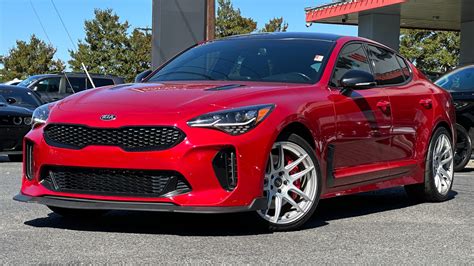 Used 2020 Kia Stinger GT CUSTOM WRAP INTAKE ESR WHEELS RED, 45% OFF