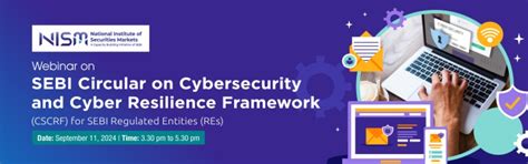 Webinar on SEBI Circular on Cybersecurity and Cyber Resilience ...