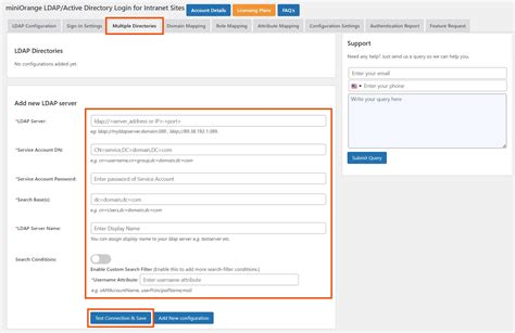 Guide to Setup Intranet Multiple Directory Premium Plugin