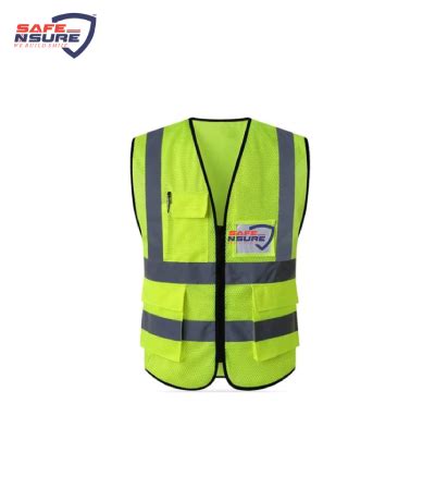 Stay Visible and Safe with SafeNsure Fluorescent Jacket - SRJ 105