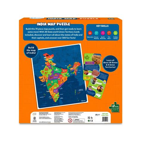Skillmatics India Map Puzzle – ibaby